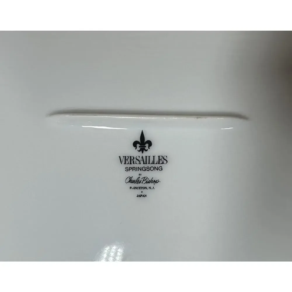 Versailles Spring Song Oval Serving Platter Plate Charles Bishop 16.5